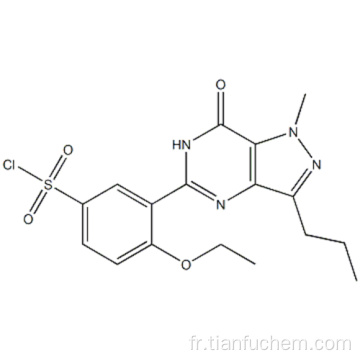 5- (5-chlorosulfonyl-2-éthoxyphényl) -1-méthyl-3-propyl-1,6-dihydro-7H-pyrazolo [4,3-d] pyrimidin-7-one CAS 139756-22-2